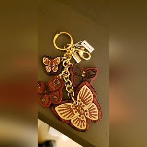 Coach butterfly bag charm new with tag